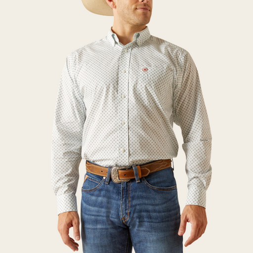 Ely Walker Men's White Long Sleeve Western Shirt 15201905-01 - Russell's Western  Wear, Inc.