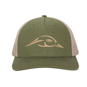 American Flyway Waterfowl Army Olive - Khaki Mesh Back Five Panel