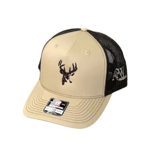 American Flyway Waterfowl Buck Khaki & Brown Mesh Back- 112
