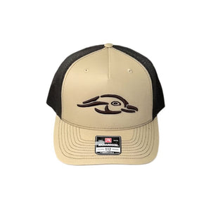 American Flyway Waterfowl Khaki & Brown Mesh Back- 112