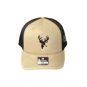 American Flyway Waterfowl Khaki & Brown Mesh Back- 112