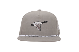 American Flyway Waterfowl RIPSTOP Canada Goose Light Grey RipStop Rope Hat