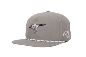 American Flyway Waterfowl RIPSTOP Canada Goose Light Grey RipStop Rope Hat