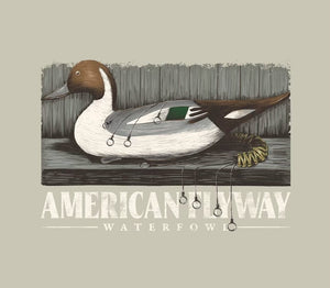 AMERICAN FLYWAY WATERFOWL Shirts Sand / Small The Pintail Tee