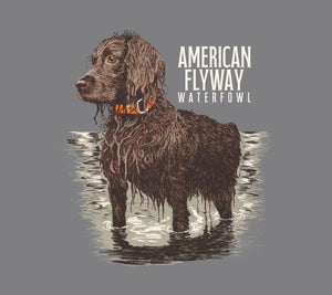 American Flyway Waterfowl TShirt Gray / Small The Boykin Tee