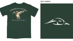 American Flyway Waterfowl TShirt The Santa Duck Tee