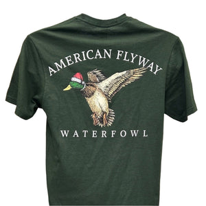 American Flyway Waterfowl TShirt The Santa Duck Tee