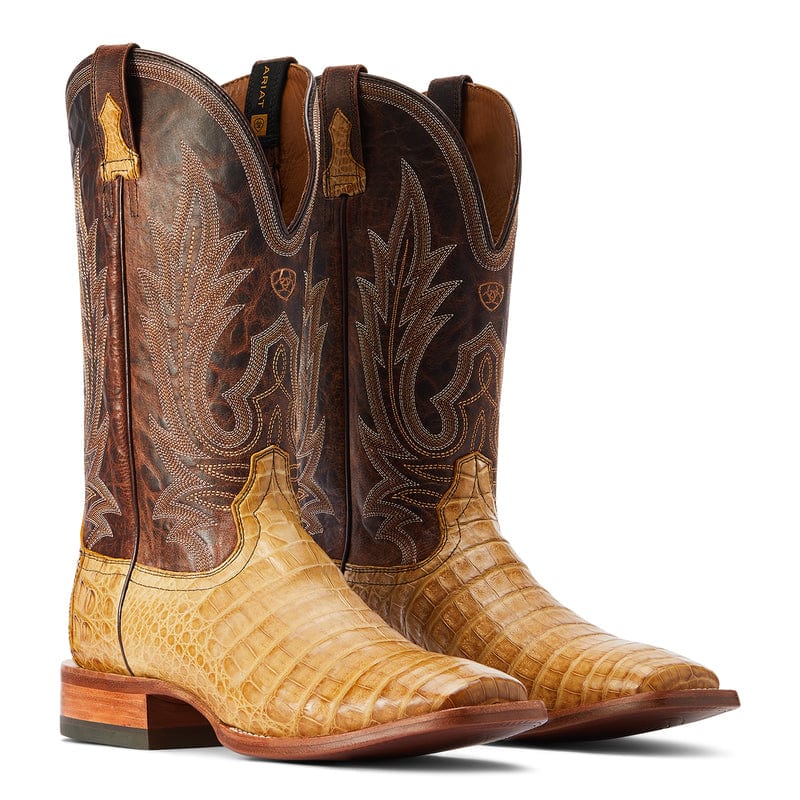 Ariat Men s Gunslinger Honeycomb Caiman Belly Square Toe Exotic