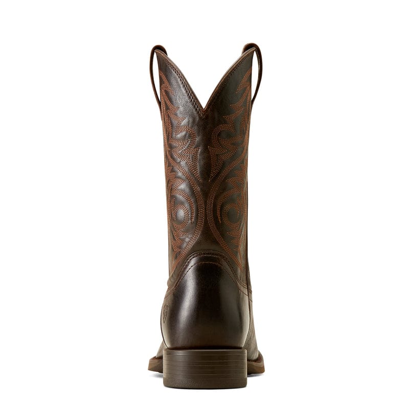 Ariat Men's Sport Herdsman Burnished Chocolate Square Toe Cowboy Boots -  Russell's Western Wear, Inc.