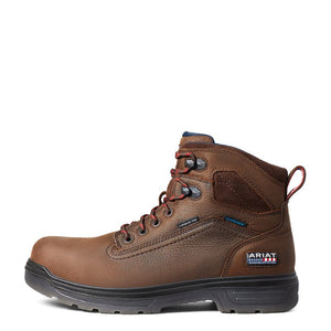 ARIAT INTERNATIONAL, INC. Boots Ariat Men's Turbo Rich Brown Waterproof Carbon Toe Work Boots 10036739