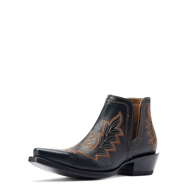 Ariat Women s Dixon Bohemian Black Low Heel Western Booties 10044503 Russell s Western Wear Inc