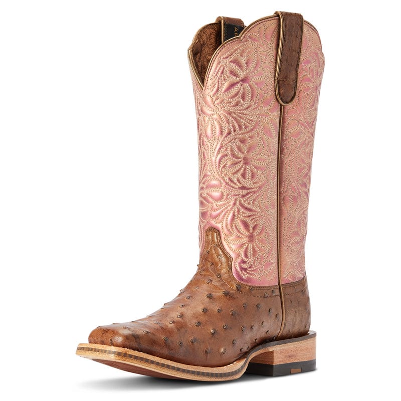Ariat Women s Donatella Distressed Chocolate Square Toe Western Boots Russell s Western Wear Inc