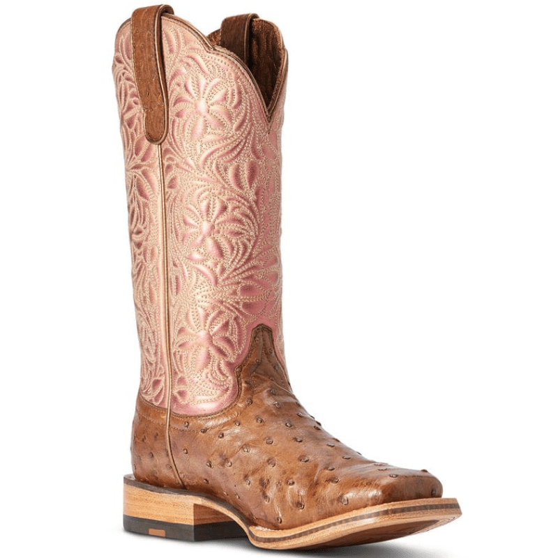 Ariat Women s Donatella Distressed Chocolate Square Toe Western Boots Russell s Western Wear Inc