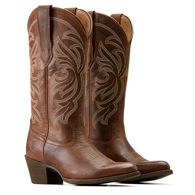 Ariat Women s Heritage Sassy Brown Stretchfit J Toe Western Boots 1005 Russell s Western Wear Inc