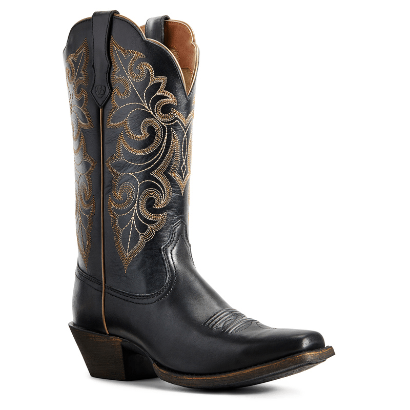 Ariat Women s Round Up Square Toe Boot Limousine Black 9