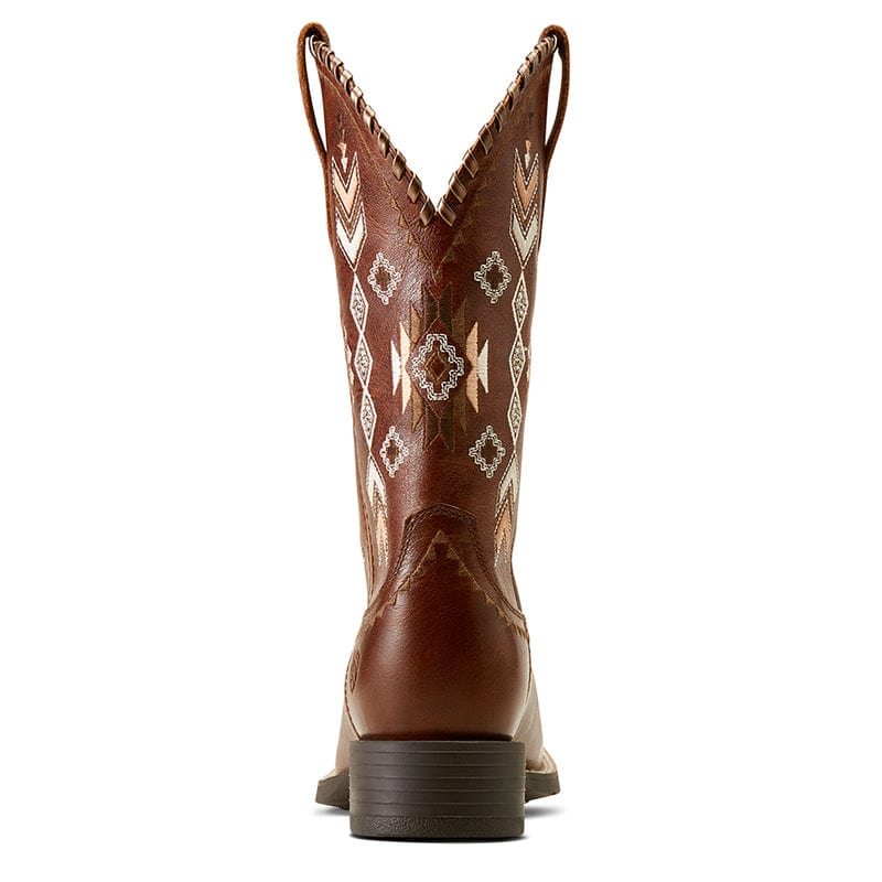 Ariat Women's Round Up Skyler Canyon Tan Square Toe Western Boots