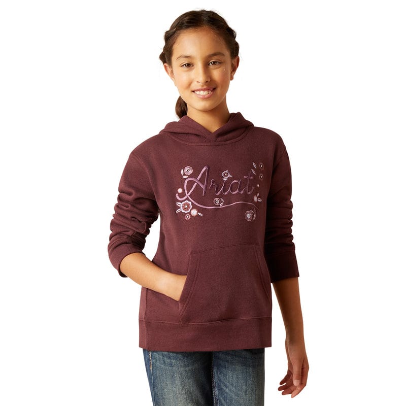 Girls outlet burgundy hoodie