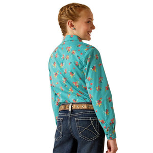 ARIAT INTERNATIONAL, INC. Shirts Ariat Girls Esmerelda Print Long Sleeve Snap Shirt 10048594