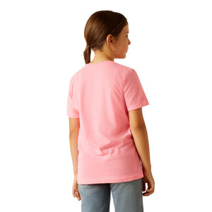 ARIAT INTERNATIONAL, INC. Shirts Ariat Girls Floral Farm Pink Ice Graphic T-Shirt 10051774