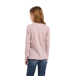 ARIAT INTERNATIONAL, INC. Shirts Ariat Girls REAL Dreamin Mood Nostalgia Rose Long Sleeve Shirt 10042298