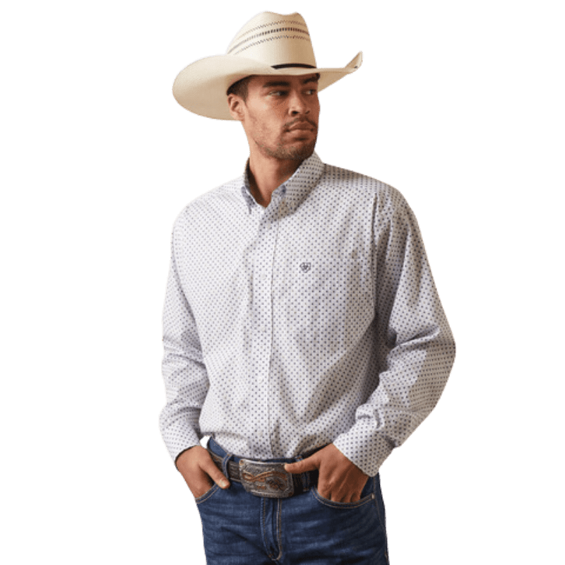 Cowboy sales shirt white