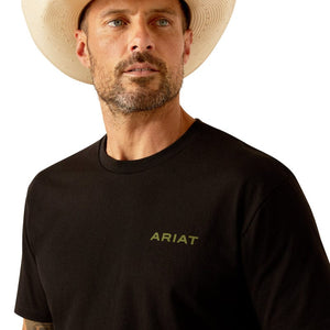 ARIAT INTERNATIONAL, INC. Shirts Ariat Men's Camo Corps Black Short Sleeve Graphic T-Shirt 10051762