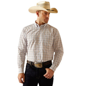 ARIAT INTERNATIONAL, INC. Shirts Ariat Men's Pro Series Dan White Classic Fit Long Sleeve Button Down Shirt 10048426