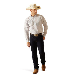 ARIAT INTERNATIONAL, INC. Shirts Ariat Men's Pro Series Dan White Classic Fit Long Sleeve Button Down Shirt 10048426