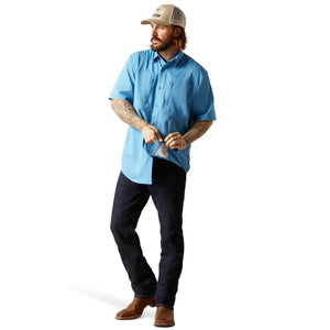 ARIAT INTERNATIONAL, INC. Shirts Ariat Men's VenTEK Blue Classic Fit Shirt 10044933