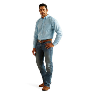 ARIAT INTERNATIONAL, INC. Shirts Ariat Men's Wrinkle Free Ricky Classic Fit Long Sleeve Button Down Shirt 10048367