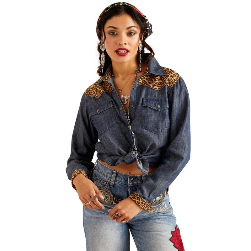 Panhandle Women's Multi Southwestern Print Long Sleeve Western Shirt B -  Russell's Western Wear, Inc.