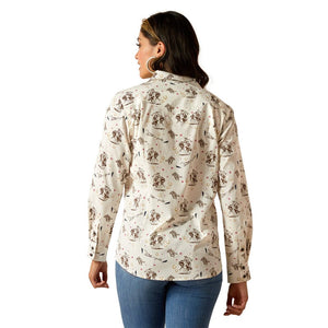 ARIAT INTERNATIONAL, INC. Shirts Ariat Women's Thrills N Spills Thrilling Print Long Sleeve Shirt 10051277