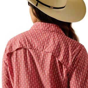 ARIAT INTERNATIONAL, INC. Shirts Ariat Women's VentTEK Lyla Geo Stripe Print Long Sleeve Stretch Shirt 10051326