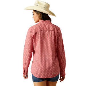 ARIAT INTERNATIONAL, INC. Shirts Ariat Women's VentTEK Lyla Geo Stripe Print Long Sleeve Stretch Shirt 10051326