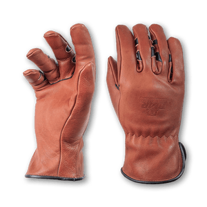 Bear Knuckles Gloves Regular Duty Brown Leather Cowhide Driver Gloves - D451