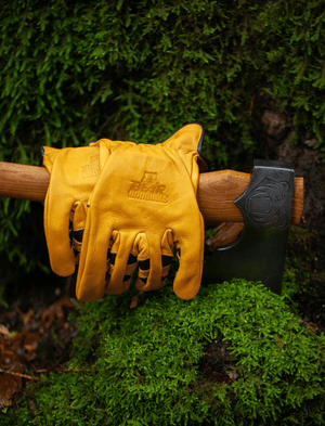 Bear Knuckles Gloves Water Resistant Leather Cowhide Driver Gloves - D357