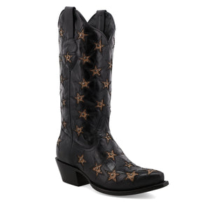 BLACK STAR Boots Black Star Women's Marfa Black Boots WBSN012