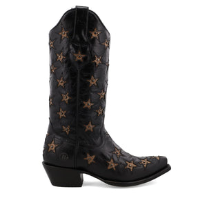 BLACK STAR Boots Black Star Women's Marfa Black Boots WBSN012