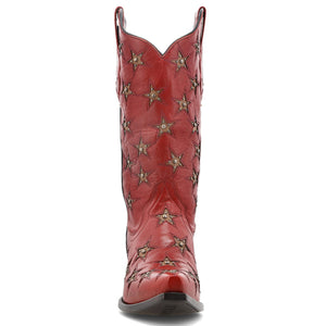 BLACK STAR Boots Black Star Women's Marfa Red Boots WBSN001