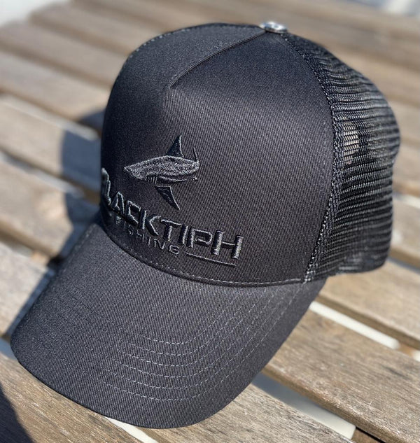BlacktipH Midnight Black Embroidered Snapback 2.0 - Russell's Western Wear,  Inc.