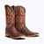 Capitan Boots Mens Western Boot Brown + Detail Stitching / 8 / D - Medium Ft Worth - Main Street