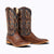 Capitan Boots Mens Western Boot Brown + Detail Stitching / 8 / D - Medium Ft Worth - Sundance Square