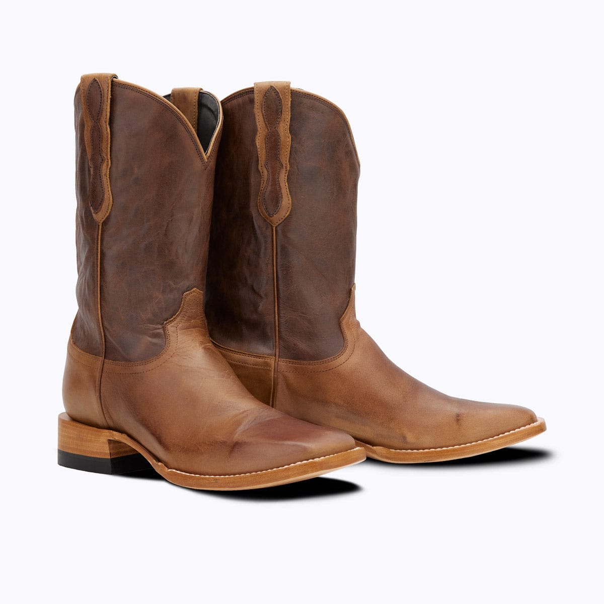 Capitan Boots Mens Western Boot Tan/Brown / 8 / D - Medium Wickenburg - Rio Rancho