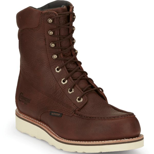 Chippewa Men s Edge Walker Waterproof Moc Toe Lace Up Work