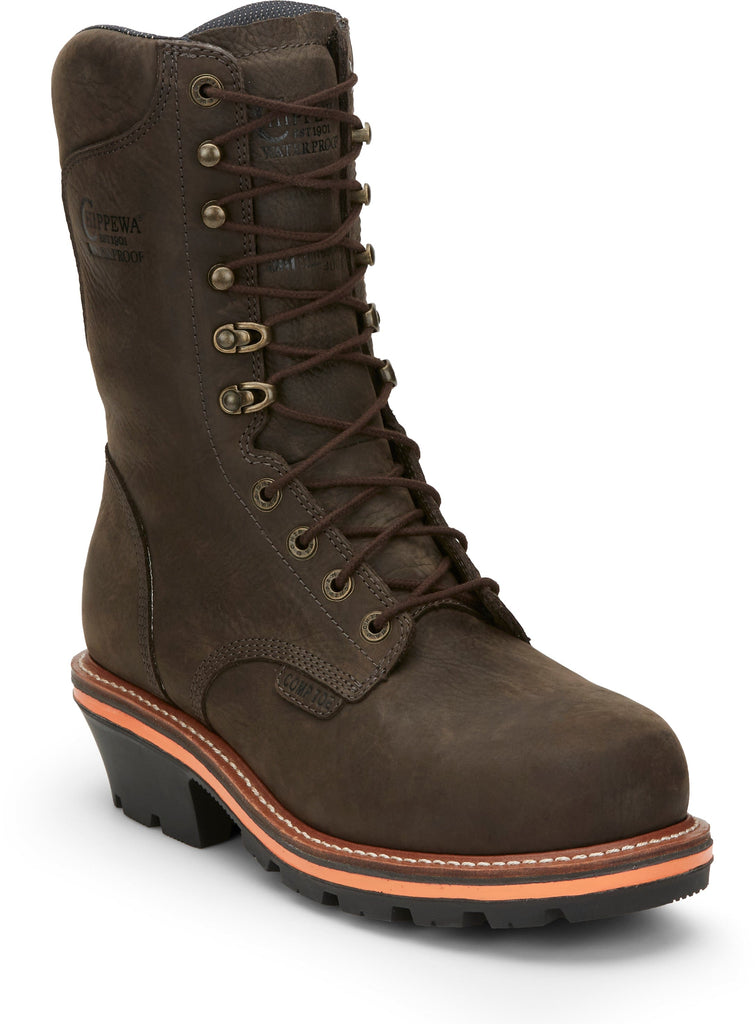 Chippewa Men s Thunderstruck Brown Waterproof Composite Toe Lace