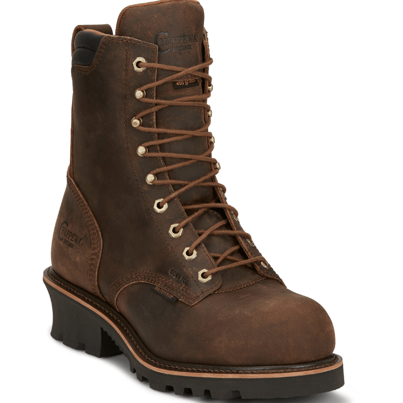 Composite toe best sale logger work boots