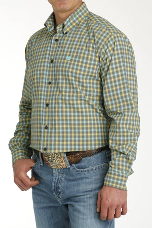 Cinch Shirts Cinch Men's Plaid Button Down Long Sleeve Western Shirt MTW1105755