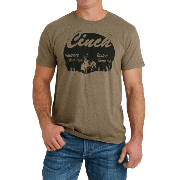 Cinch Men's Western Heritage Brown Short Sleeve Graphic T-Shirt