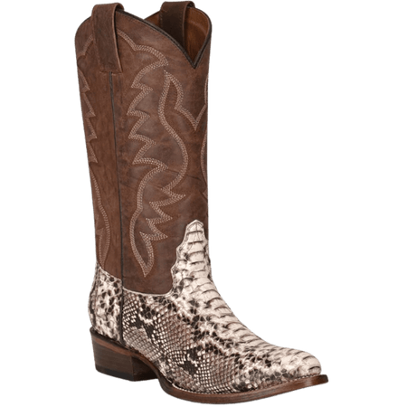 Circle G Men's Python Embroidered Western Boots L5830