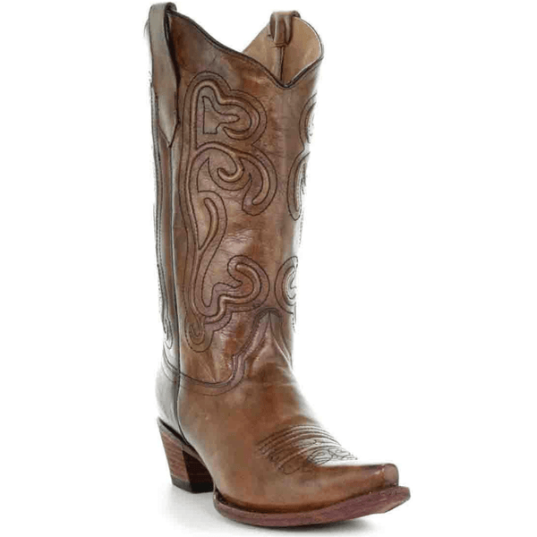 Circle G Women s Brown Embroidered Cowgirl Boots L5305 Russell s Western Wear Inc